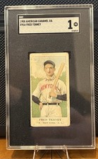 1908 American Caramel E91A Fred Tenney SGC 1