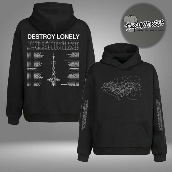 Destroy Lonely Antagonist 2.0 Tour Merch Two Sided 3D Hoodie | eBay