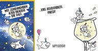 Geburtstag - GlüCkwunschkarte Im Format 11,5 X 17 Cm Mit Umschlag - Humor, Mit Z