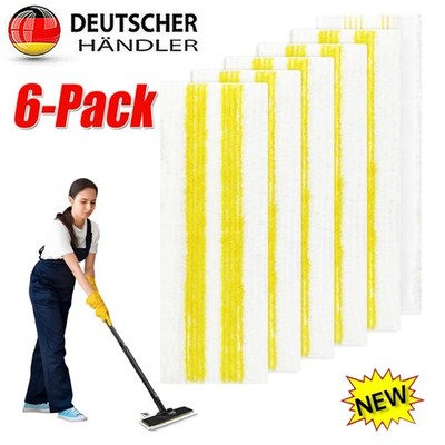 6 Stück Dampfreiniger Bodentuch Pads für Kärcher Easyfix SC1 SC2 SC3 SC4 SC5 NEU