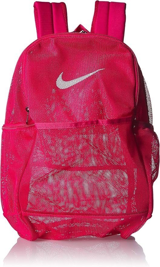 Nike Brasilia Mesh Backpack 9.0 Rush Pink White Unisex Adult-image