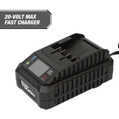 Hyper Tough 20V Max Fast Charger for Lithium-Ion Batteries