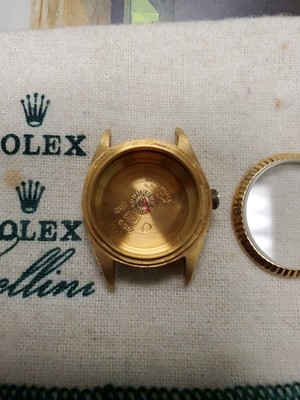 Rolex Lady President 18k Datejust 26mm Ref 6517 Case And Caseback.