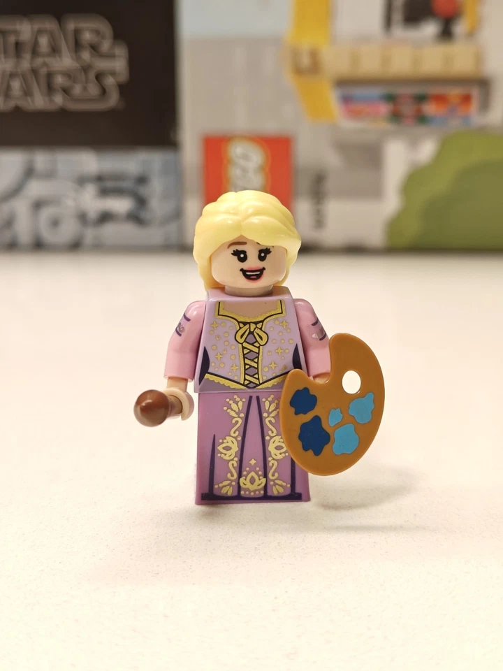 Raro Disney Rapunzel Personalizado Lego Minifigura Castillo Disney dis138 Foto 2 de 3