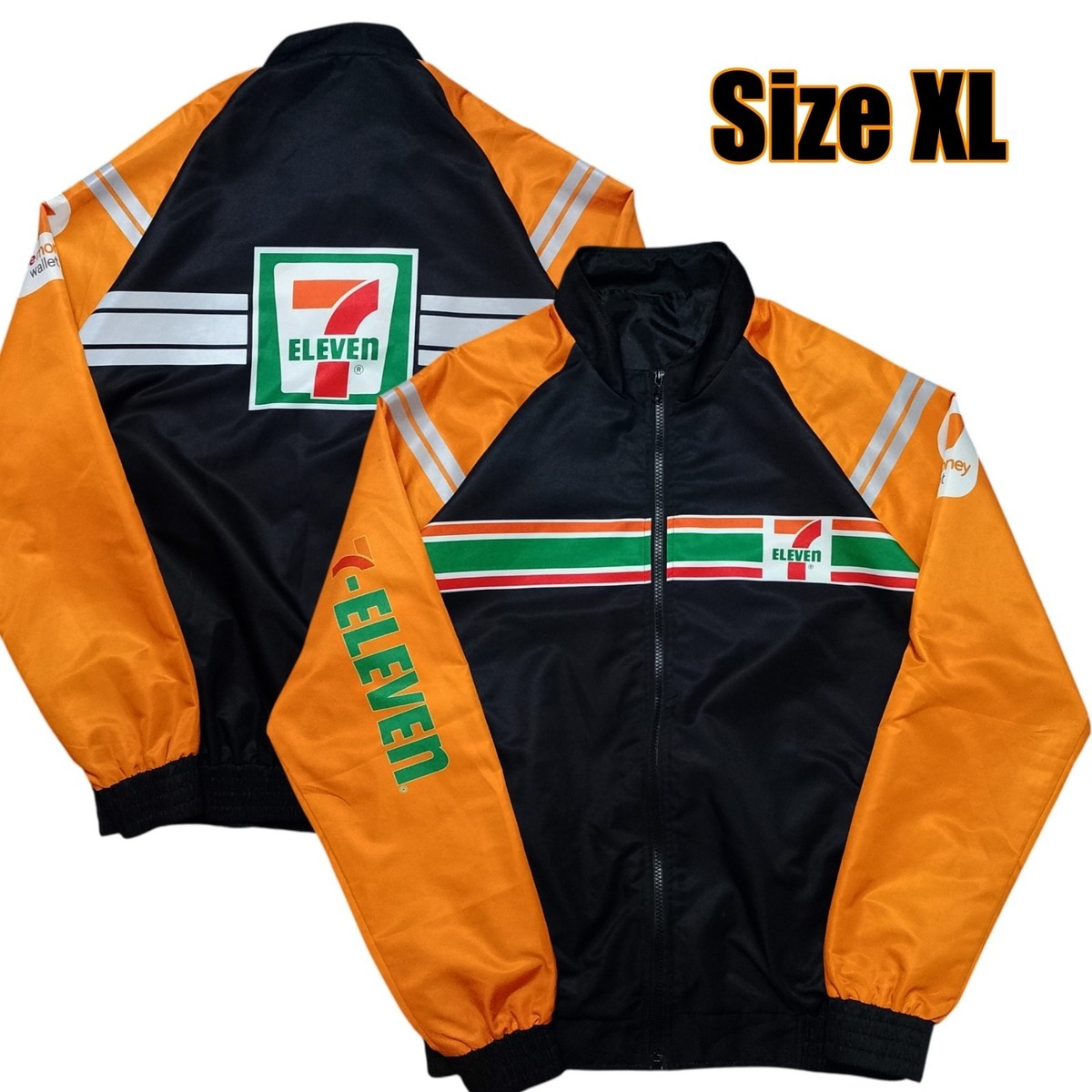 7-Eleven Thailand Employee Uniform Nylon Jacket 7-11 Delivery