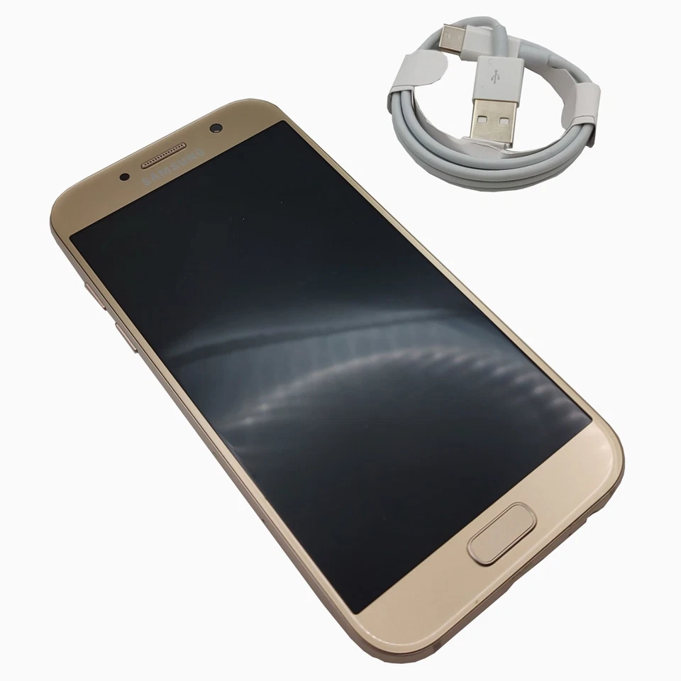 Samsung Galaxy A5 4G Dual SIM 32GB ROM + 3GB RAM Gold Sand SM-A520F FU - Image 3 of 4