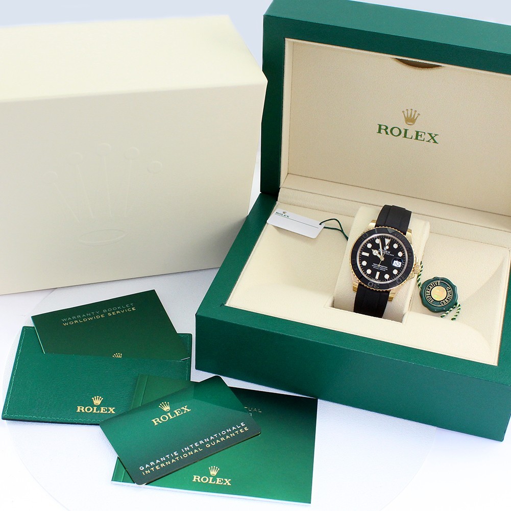 Rolex Yacht-Master 226658 Black Dial Ceramic Bezel Box Warranty Card 2024 image 2