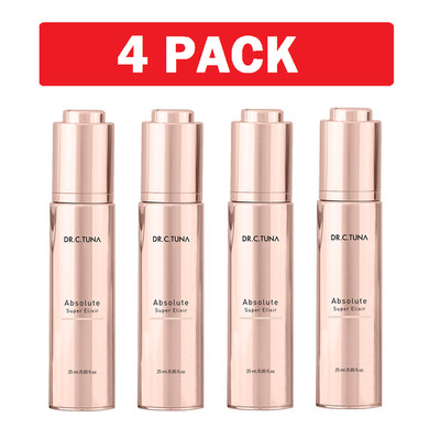 4 Pack Farmasi Dr. C. Tuna Absolute Beauty Elixir 25ml /0.85 fl.oz