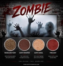 Zombie Makeup Looks Halloween Costume Fake Bruise Blood SFX Vegan Eye Shadow