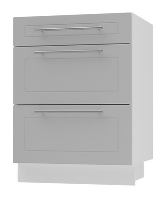 Schubladenunterschrank BARI 60x82cm lackiert Ausführung wählbar BA-D3 - 60