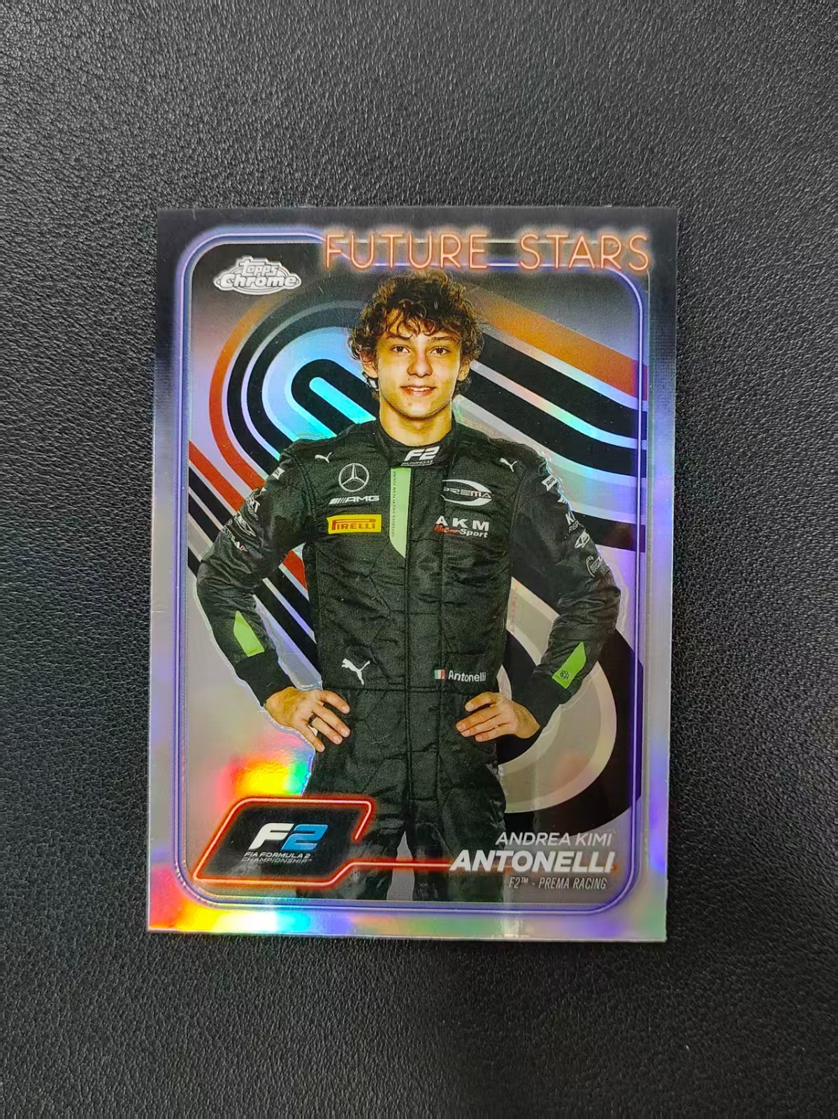 2024 Topps Chrome Formula 1 F1 Andrea Kimi Antonelli Portrait Sliver #22 MAH