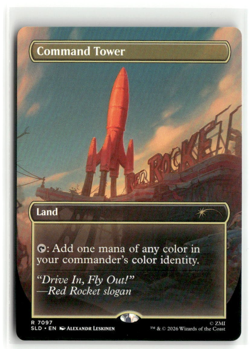 Command Tower Secret Lair x Fallout Greet the Dog MTG NM | eBay
