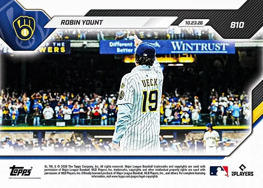 Preventa Robin Yount Serie Mundial Topps Now #810 2026