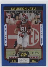 2023 Score Rookies Artist's Proof 19/35 Cameron Latu #343 mp7
