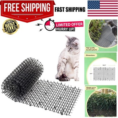 Comfortable Multi-Purpose 13ft x 11'' Cat Scat Mat for Home & Garden Protection