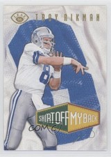 1996 Leaf Shirt Off My Back 1214/2500 Troy Aikman #5 HOF uu8