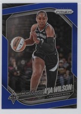 2025 Panini Prizm WNBA Blue Prizm 57/199 A'ja Wilson #76 1bi3