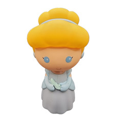 Cenicienta-Vestido de Baile-Zapatilla de Vidrio-Plástico-Disney-Hucha de Monedas-9.5"-NUEVO