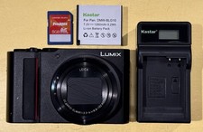  Lens Issue PANASONIC LUMIX DC-ZS200 BLACK DIGITAL CAMERA 4K 20.1MP 15x ZOOM