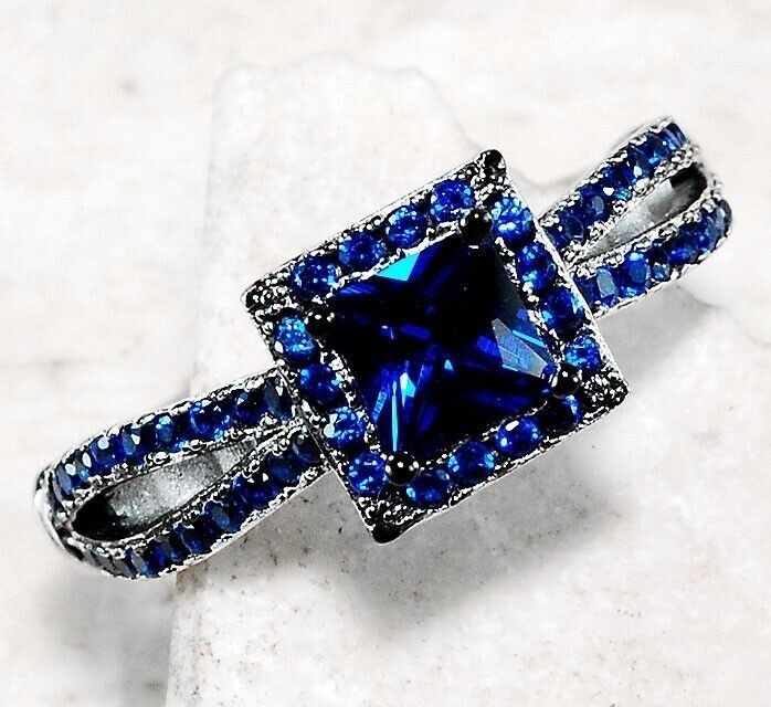 Heat Treated 2CT Kyanite 925 Solid Sterling Silver Ring Jewelry Sz 8 MP8