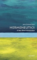 Jens Zimmermann - Hermeneutics A Very Short Introduction - Paperback - G245Z