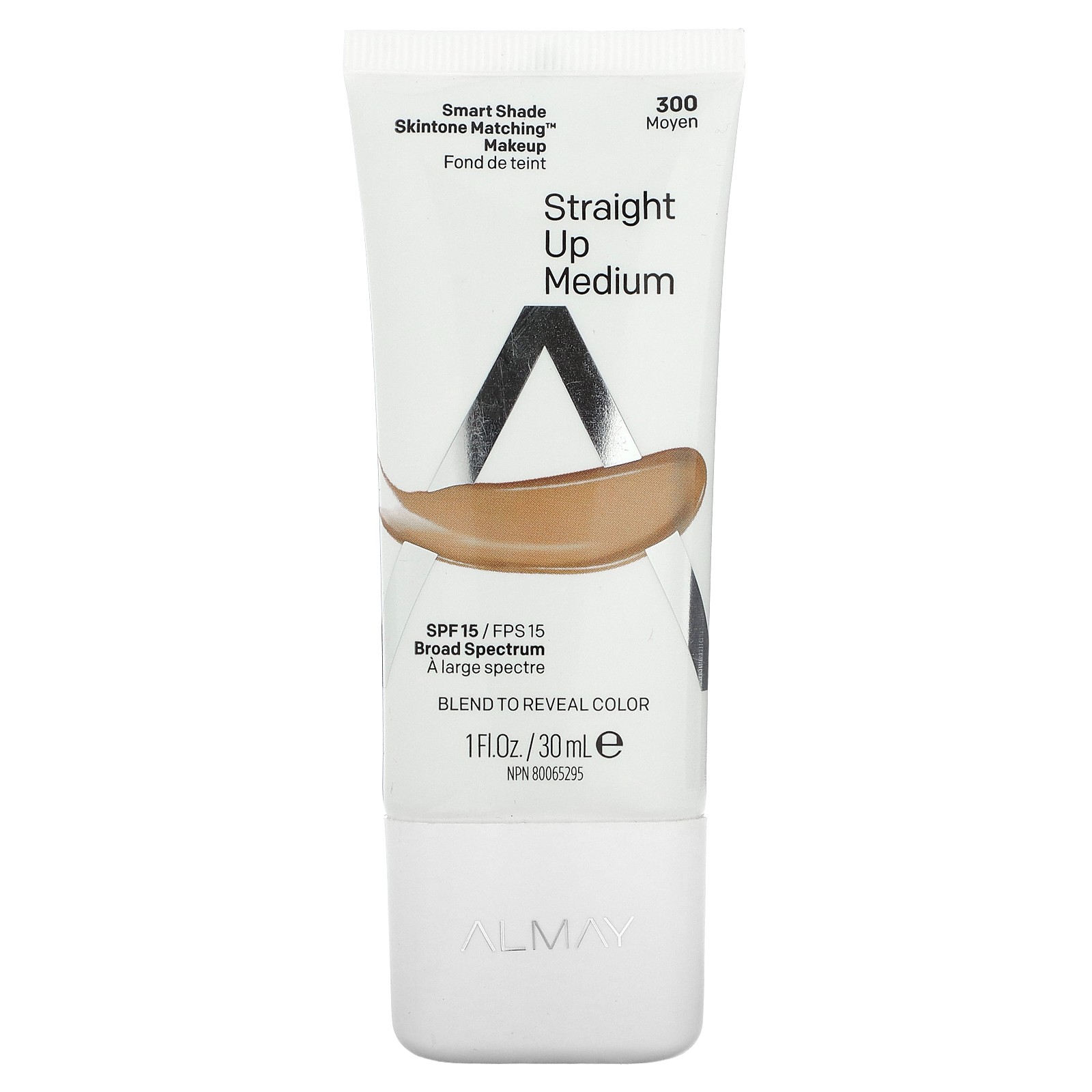 Smart Shade Skintone Matching Makeup SPF 15 300 Straight Up Medium 1 fl oz 4490₽