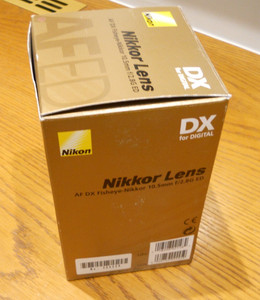 [Mint] Nikon AF DX Fisheye Nikkor 10.5mm f/2.8G ED Lens F Mount fr Japan #0864