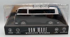 Throwback Volkswagen Type Van Bluetooth Speaker LED Headlights Wireless FM USB