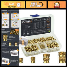 Metric Threaded Inserts - Brass Heat Set Inserts for 3D Printing Components
