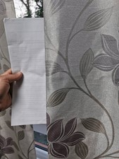 The blackout curtains are in perfect condition.