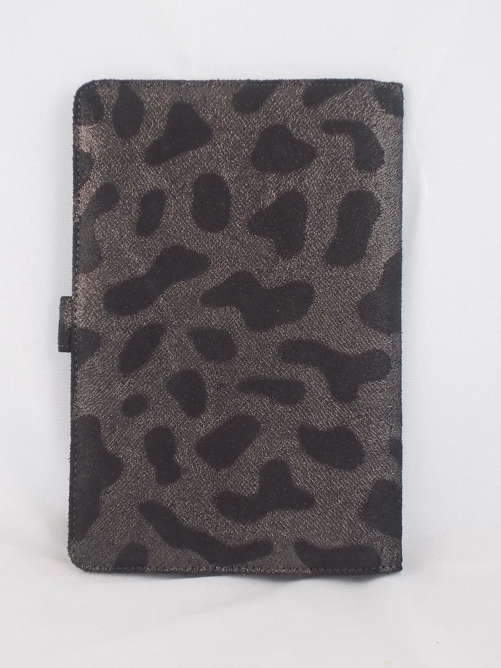Lodis Gunmetal Taj Molly Tab Animal Print Leather Trim E-Reader Cover $78 - Image 2 of 3