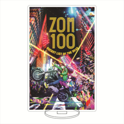 15CM Zom 100 Bucket List of the Dead Figure Desktop Acrylic Stand Decor Fans