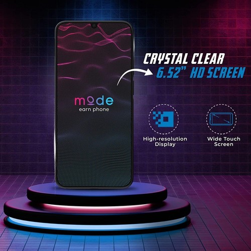 Mode Earn Phone (MEP2) 64GB GSM Unlocked Android Smartphone - Black - Afbeelding 6 van 15