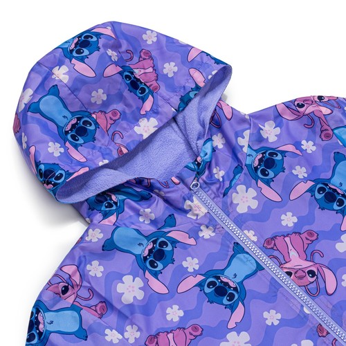 Impermeable Lilo & Stitch para Niñas Disney - Impermeable Forrado de Vellón Chaqueta de Lluvia con Capucha - Imagen 6 de 7