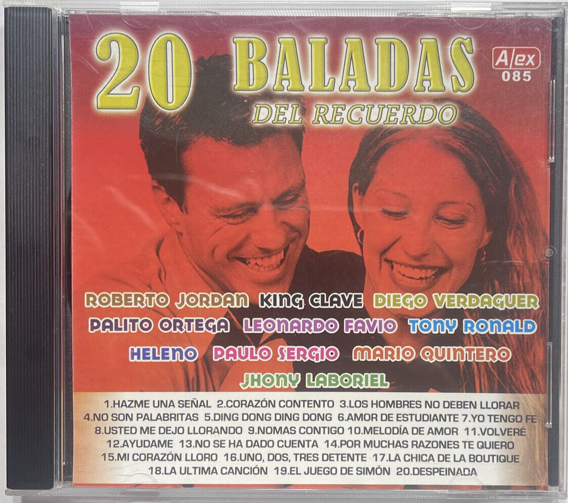 Roberto Jordan, King Clave: 20 Baladas Del Recuerdo CD (Alex)