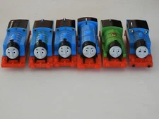 6 THOMAS Train Trackmaster Motorized Batteries Monkeys Sodar Race Day Thomas