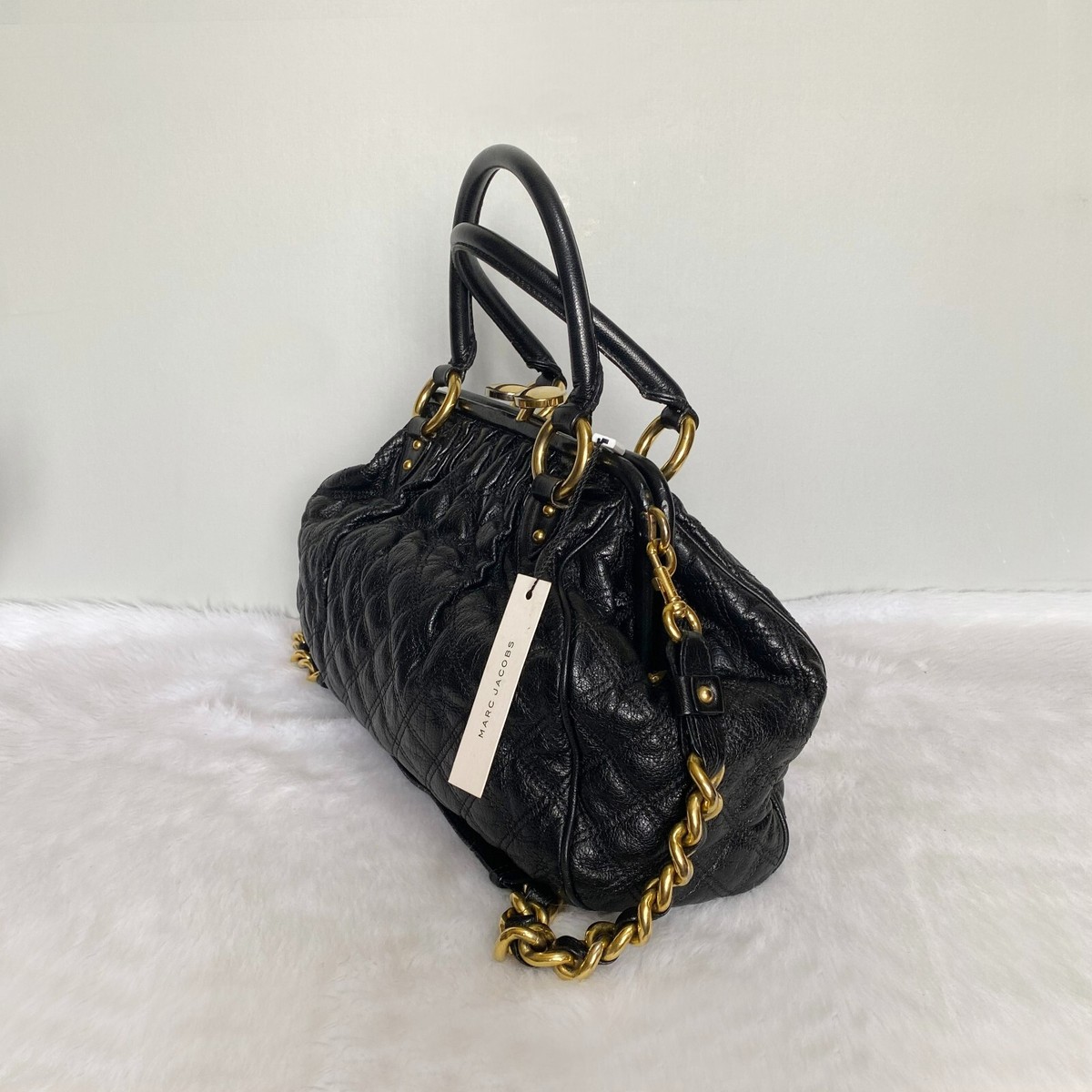 バッグ MARC JACOBS The Stam Bag Black Leather s-l1200.jpg