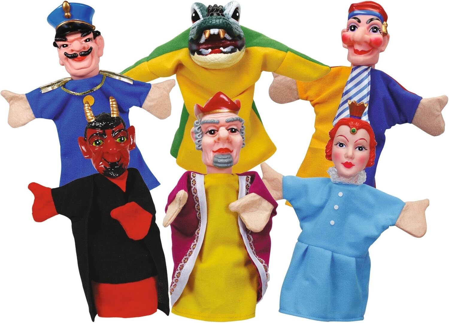 Набор ручных кукол Simba 104586784 Панч и Джуди (6 предметов)