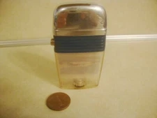 Vintage Scripto Vu Lighter PORT OF MUSKEGON Michigan Color Photo both Sides!