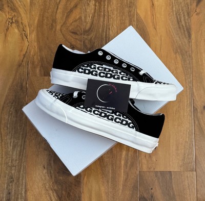 Vans Lampin LX Black White Print Comme Des Garçons