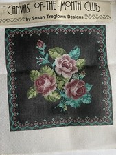 Susan Treglown G-411 Canvas of the Month Needlepoint 12 Mesh 12" x 12" Vintage