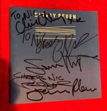 SIX BY SEVEN ~ THE THINGS WE MAKE   US CD AUTOGRAPHED BY BAND ON FRONT INSERT M-