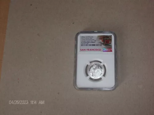 2019 NGC PR 70 Ultra Cameo Silver Lowell Quarter NP (San Fran Holder) FDI