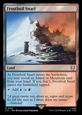 Frostboil Snarl 0312 Non Foil Rare LOTR Commander MTG Near Mint