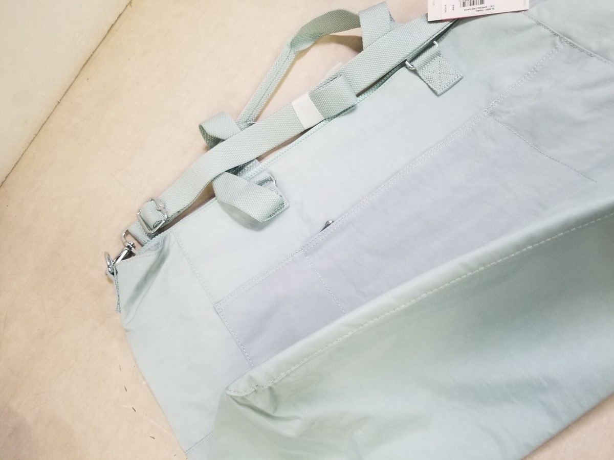 ★送料・関税込★Isaid★SILVER COTTON BAG★ Kipling ISAAC Extra Large Zip Tote Bag SL4830 Polyamide