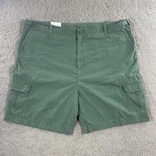 NWT Red Head Canvas Cargo Shorts Mens 54 Washed Olive Green Cotton Khaki
