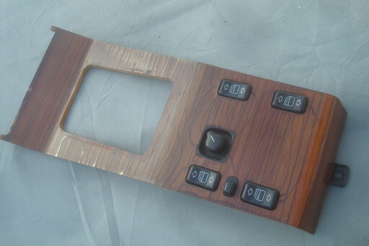 Mercedes W124 300E E TE Zebano Wood Center Console Shift Panel