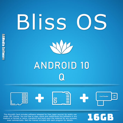 Android 10 Para Pc Bliss Os 12 6 Tarjeta Microsd Usb Sistema Operativo De Arranque Ebay