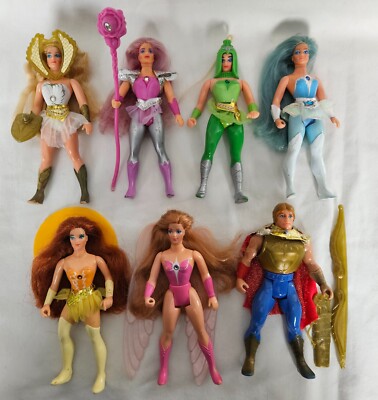Figurine Teela & Bow Princess She-ra Mattel 1984 - Maîtres De L’Univers, Occasion
