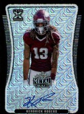 2020 Leaf Metal Draft Football Autograph Parallel Singles (Pick Your Cards)